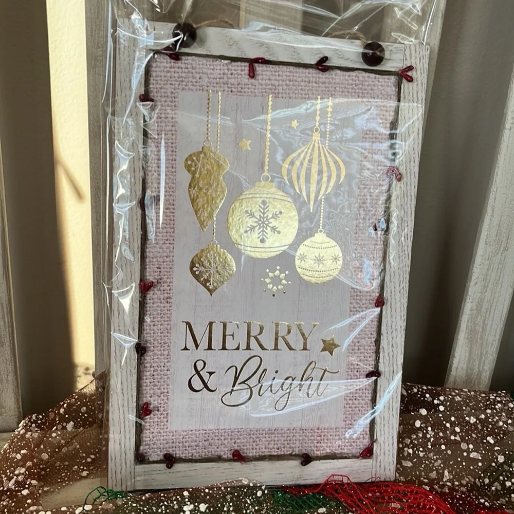 Clearance ~ Christmas Holiday Door-Wall Hanging 🎄🆕🎄 A 2 For $14 item